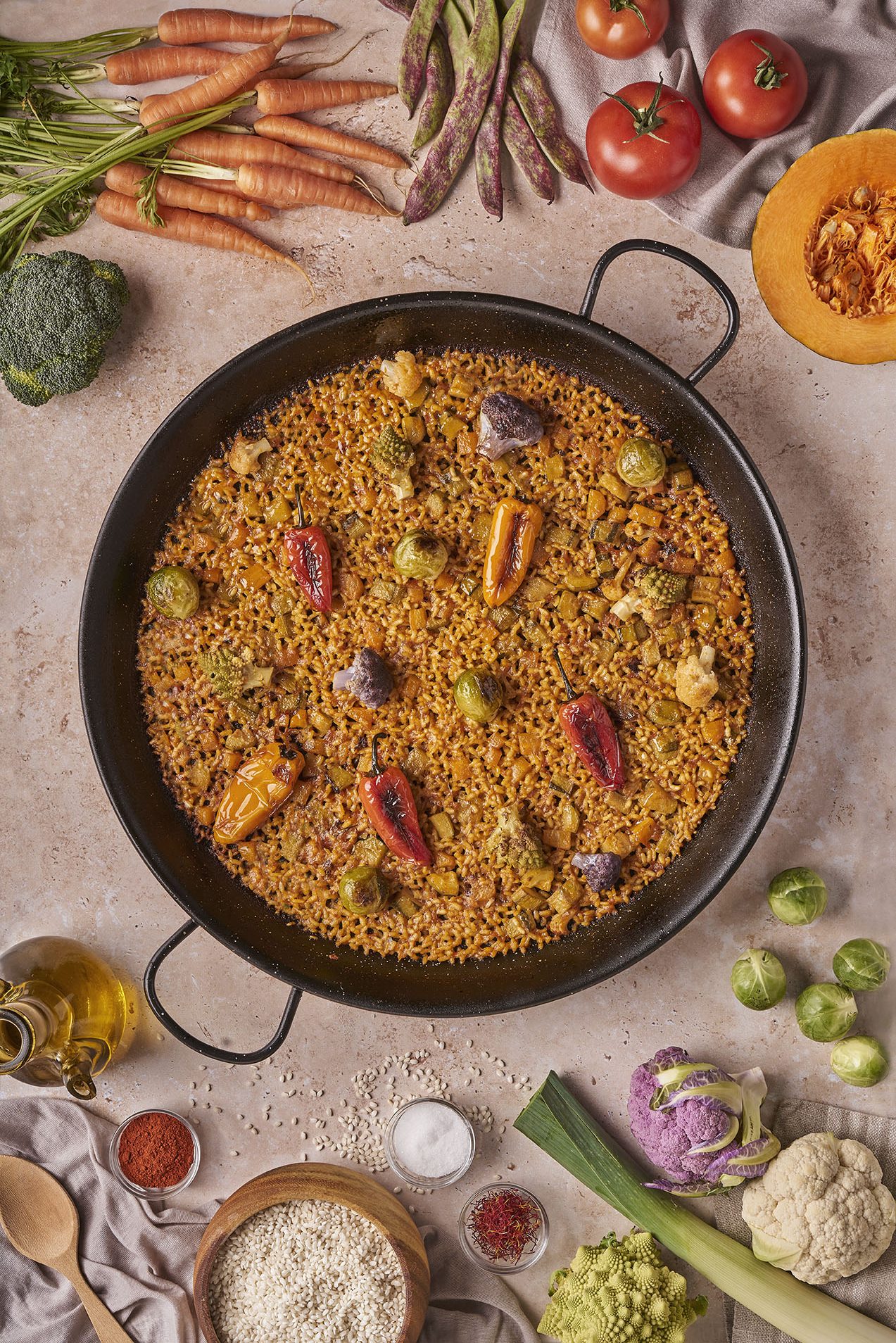 Paella Vegana