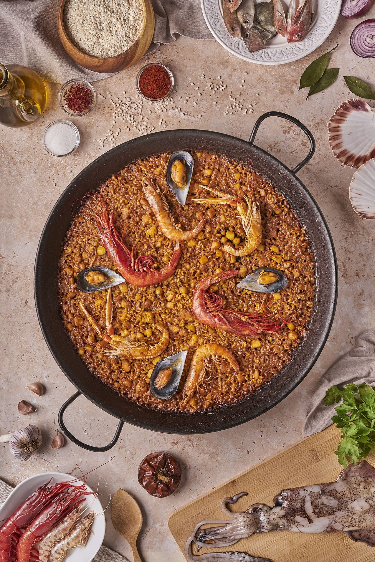 Seafood Paella