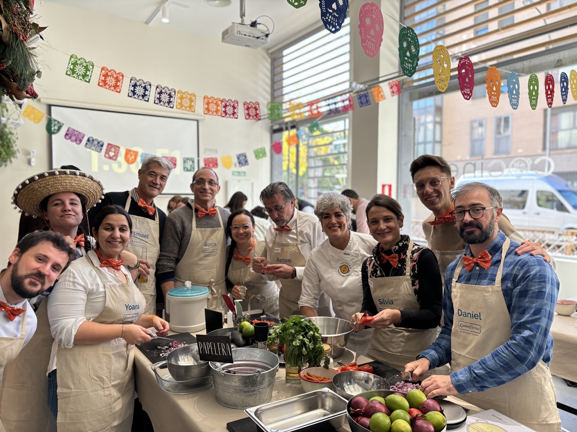 Showcooking en Madrid para team building